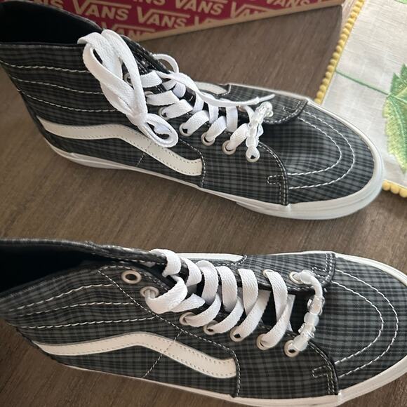 Vans Unisex Sk8-Hi Tapered Size 7 Men 8.5 Women Beads Black NWT - Picture 3 of 13